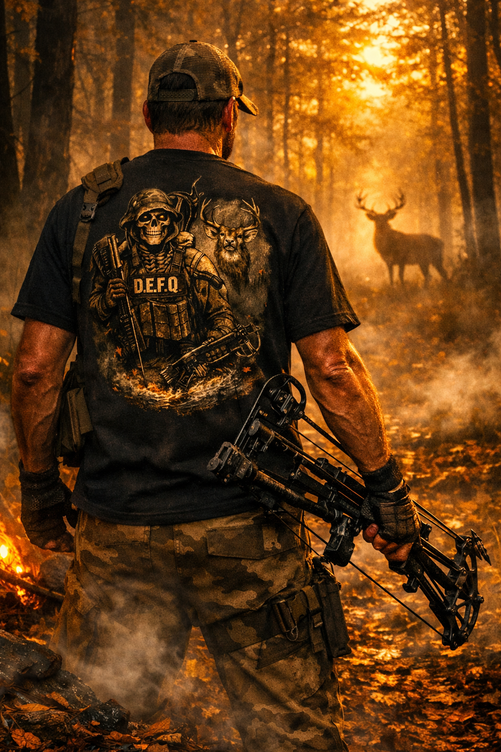 D.E.F.Q Hunting Unisex T-Shirt