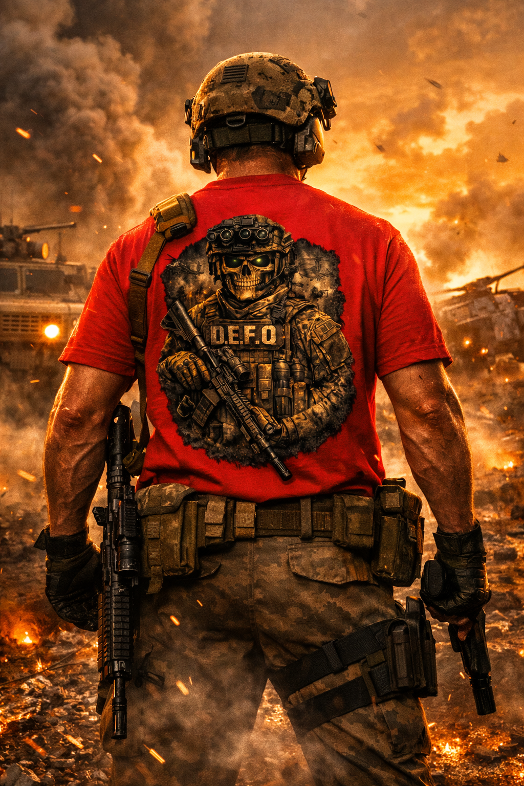 D.E.F.Q.  Military Unisex T-Shirt