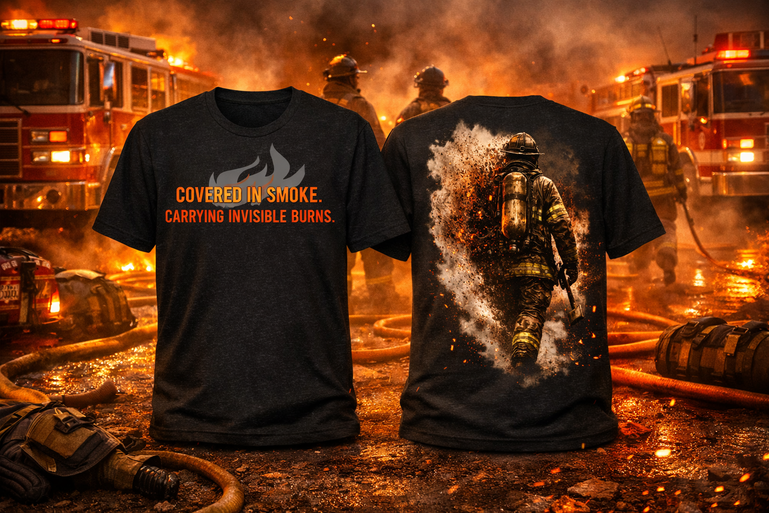 Covered In Smoke Unisex T-Shirt