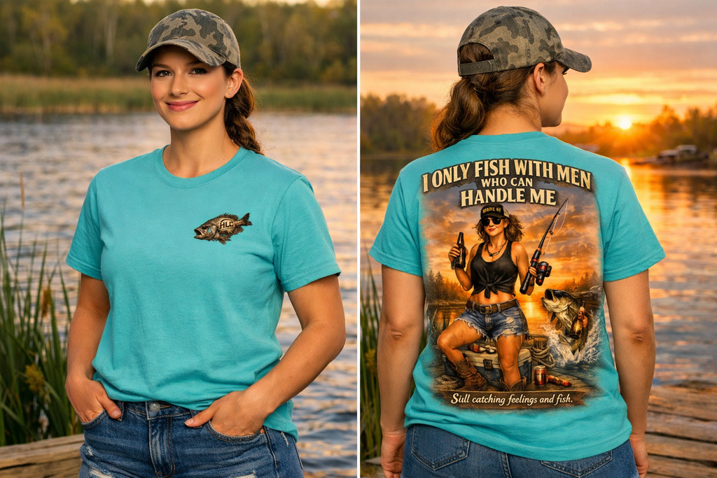 I Only Fish With Men Who Can Handle Me