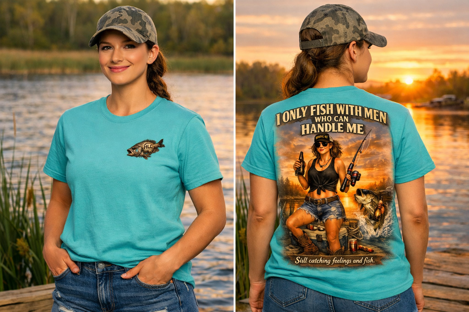 I Only Fish With Men Who Can Handle Me