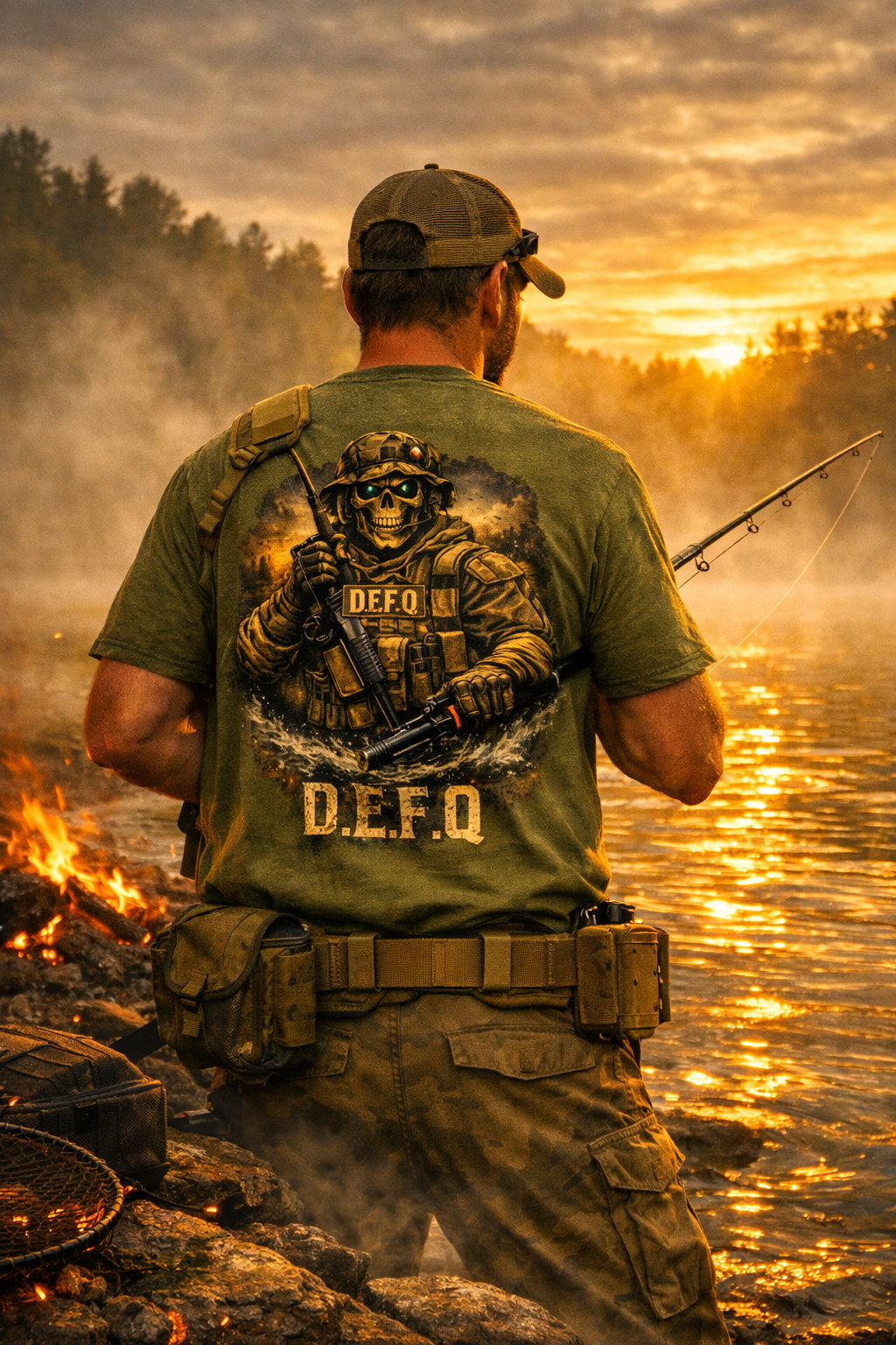 D.E.F.Q FIshing Unisex T-Shirt