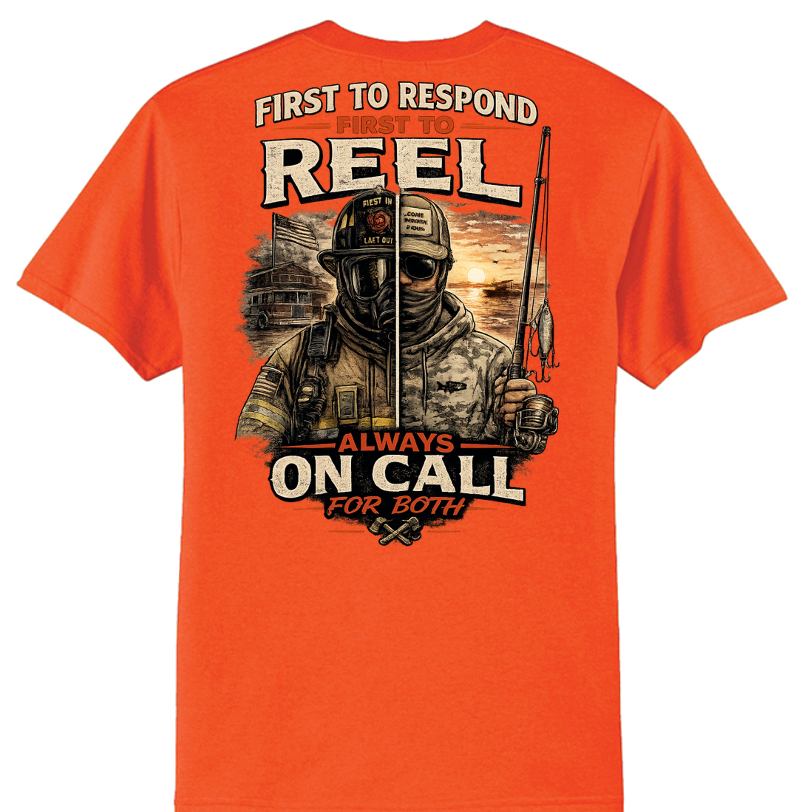 Safety Orange - PC55T - BACK